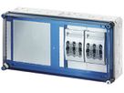 NH-Gehäuse Hensel Mi 2×3×NH00, mit Sammelschiene, 250A,5-polig