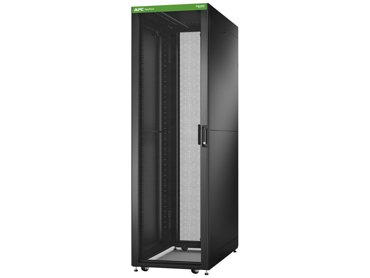 Netzwerkschrank Easy Rack 600mm/42HE/1200mm mit Seitenwände schwarz