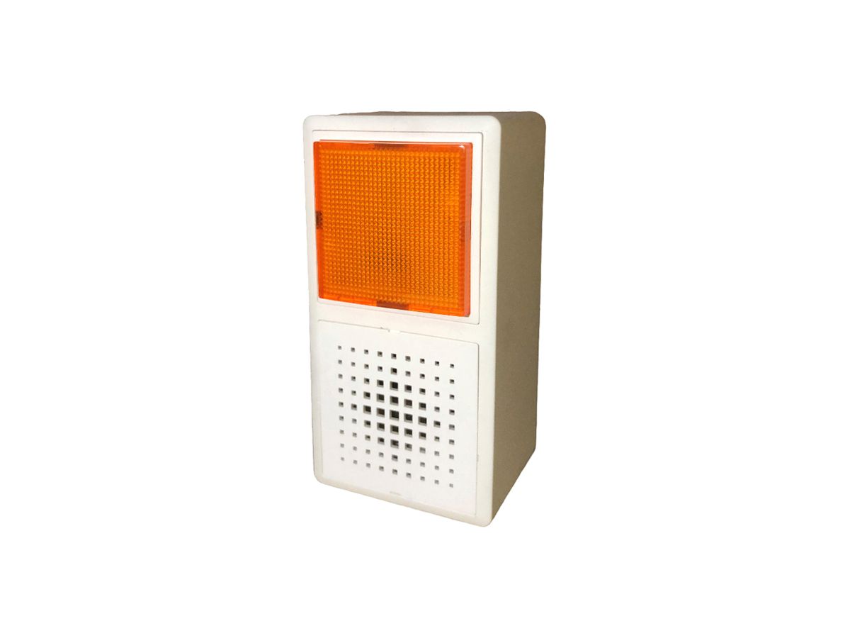 AP-Blitzleuchte Hugentobler 316A 24V DC IP21 Xe 5J gelb Sirene Dauerton