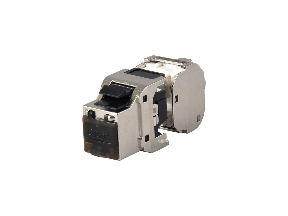 Anschlussmodul MAX HAURI Keystone RJ45 8(8) 6A (TIA) geschirmt Schneidklemme