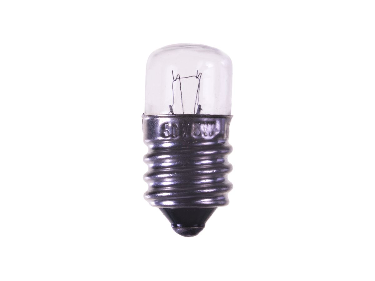 Signal-Glühlampe DURLUX E14 24V 5W Ø13×30mm
