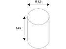 LED-Lampe SLV E27 6W 570lm 2222K DIM klar Ø65×145mm