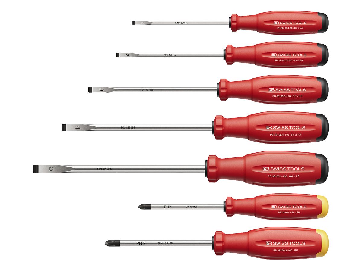 Schraubenzieher-Set PB SwissGrip Evo 7-tlg
