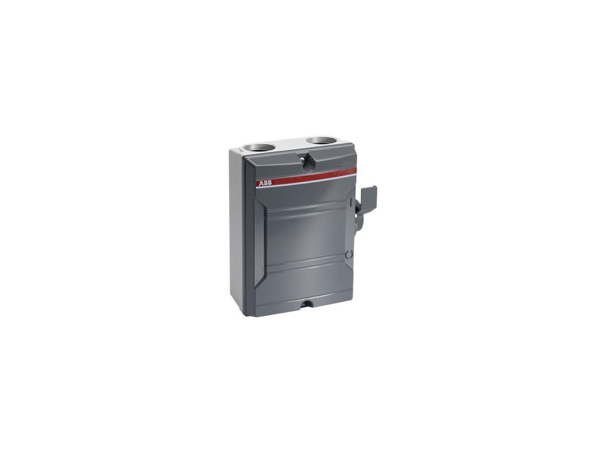 AP-Anlageschalter ABB 3-polig 25 A 400V dunkelgrau/dunkelgrau