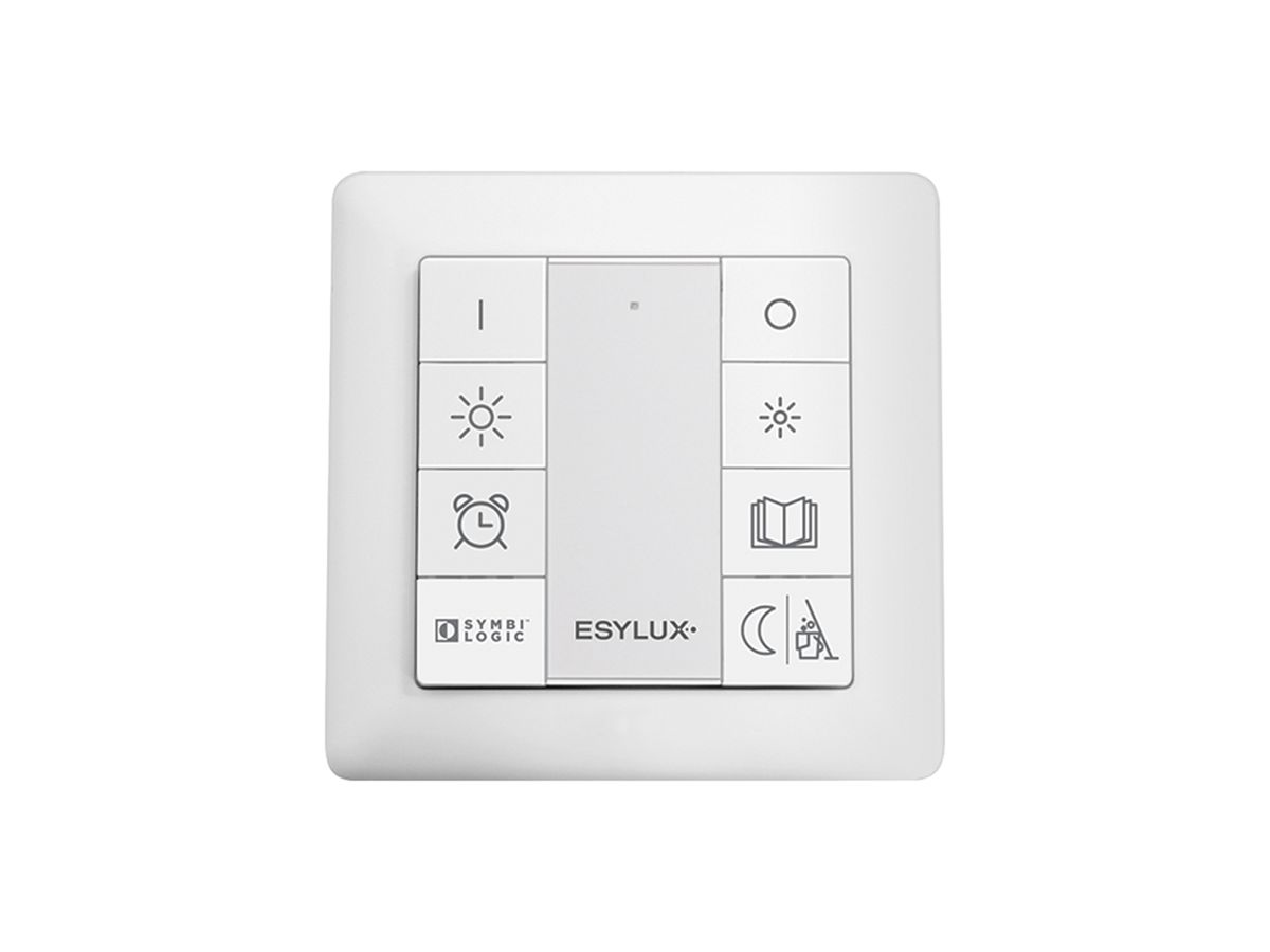 UP-Taster ESYLUX DALI, 8-fach, für Klassenzimmer-Lichtszenen