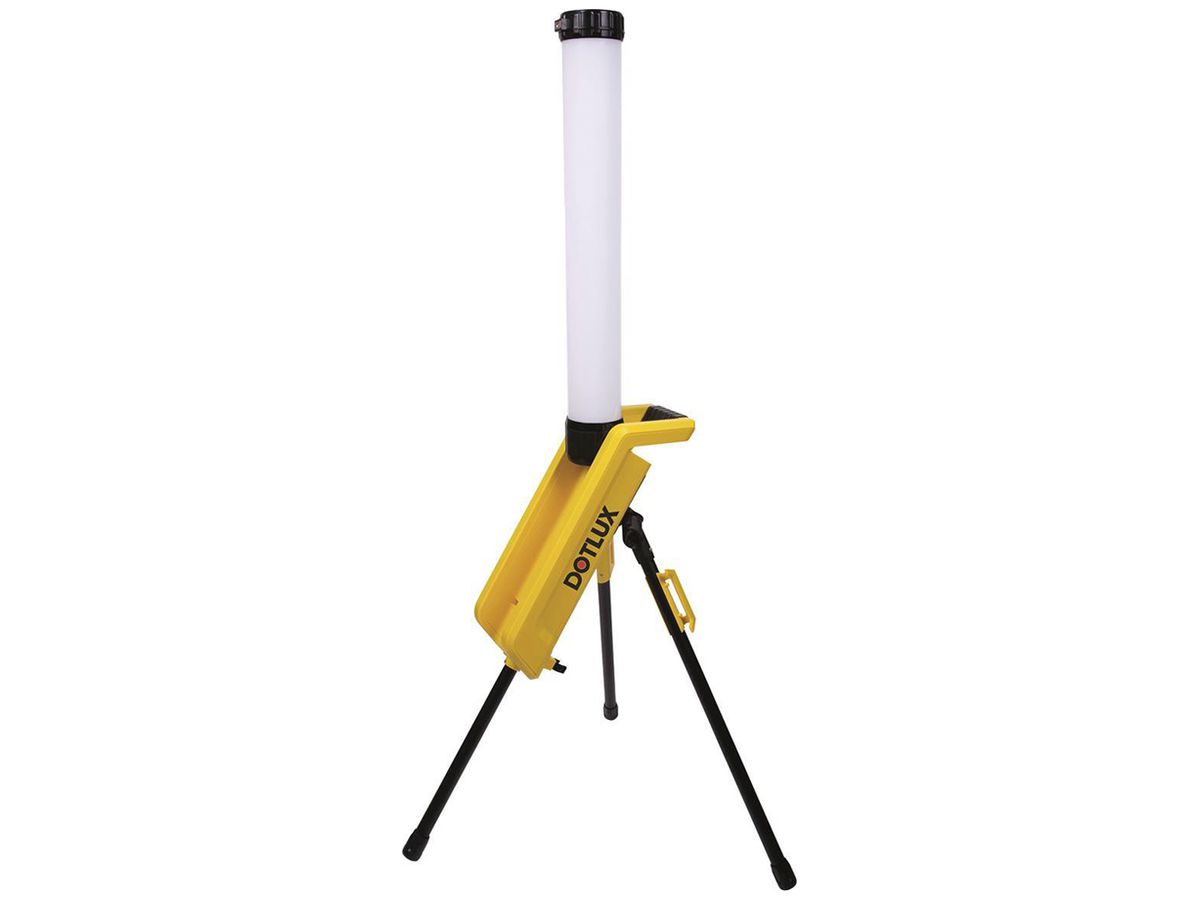 LED-Baustellenleuchte DOTLUX WORKERrocket 70W 6600lm 950 IP54 IK07 gelb