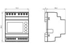 REG-Leistungsmessgerät Siemens SENTRON PAC1600 3×5A ModbusRTU