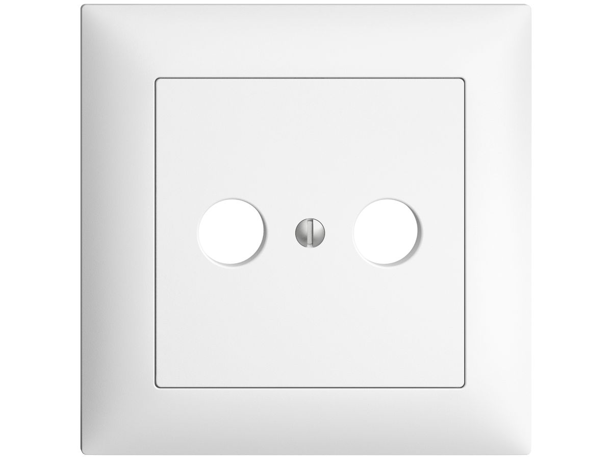 UP-Frontset EDIZIOdue weiss 88×88mm