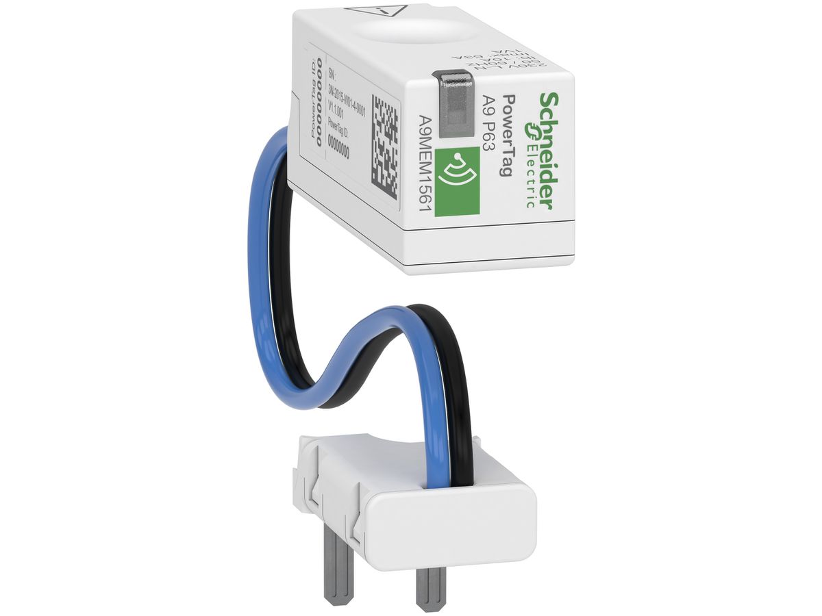 Stromsensor Acti9 PowerTag P63, 1LN, für Montage oben auf MCCB Acti9/Multi9