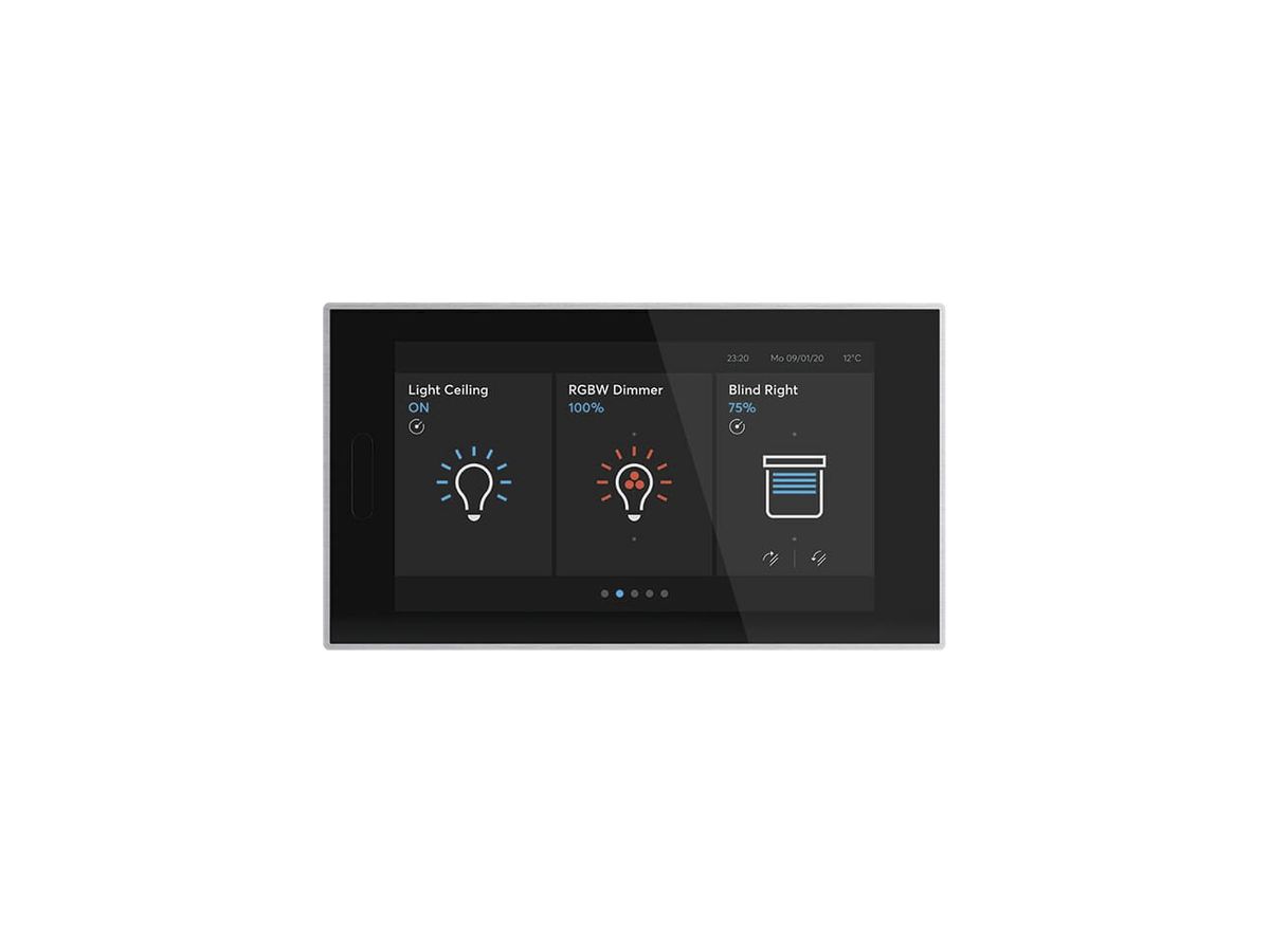 UP-Touchpanel ABB RoomTouch 5 RT/U30.0.1-825 KNX 144×80×40mm schwarz