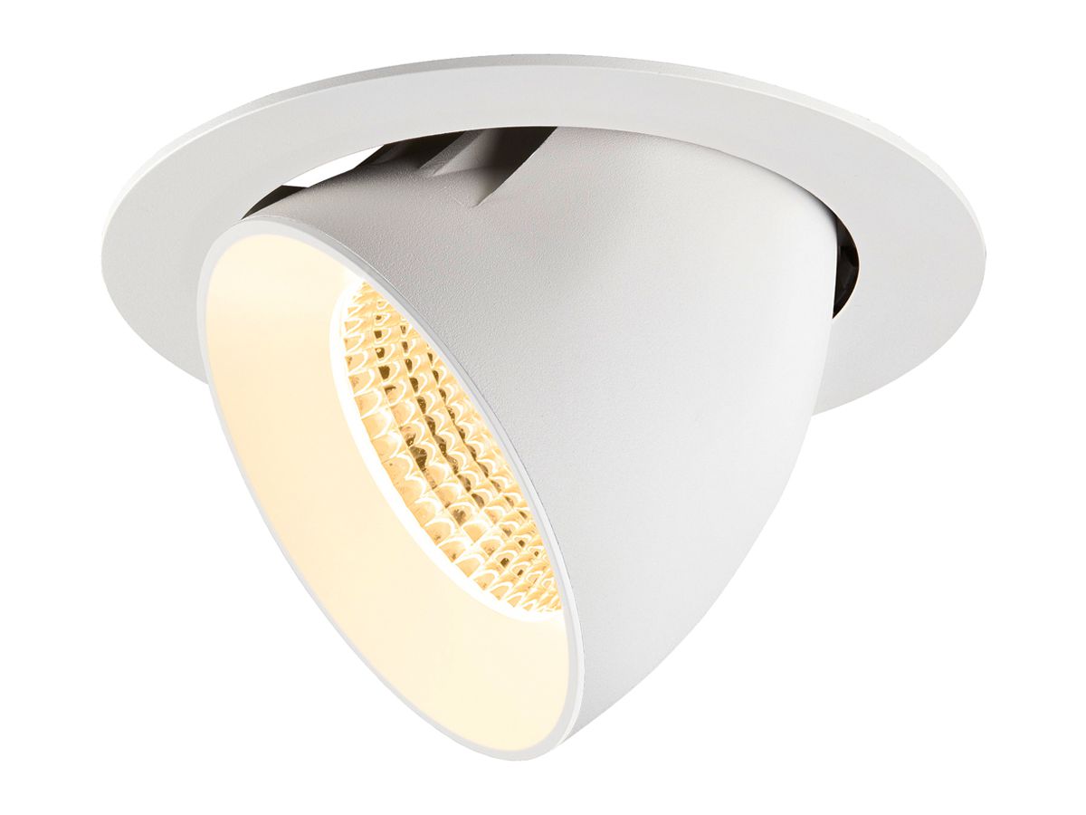 EB-LED-Spot SLV NUMINOS GIMBLE XL 24W 3600lm 3000K WB DALI DIM Ø190×135mm ws