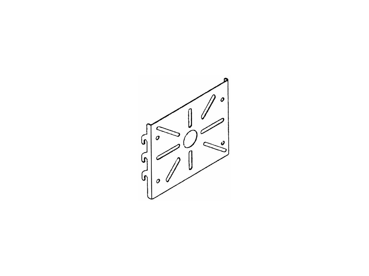 Apparate-Montageplatte steckbar Lanz