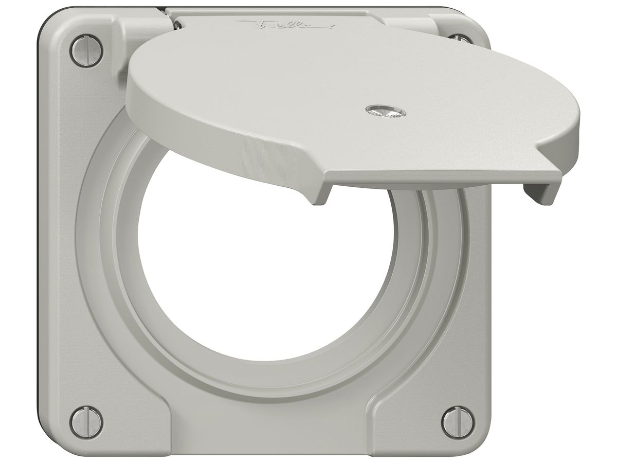 Deckel NEVO SNAPFIX® Ø53mm 1×Steckdose lgu IP21