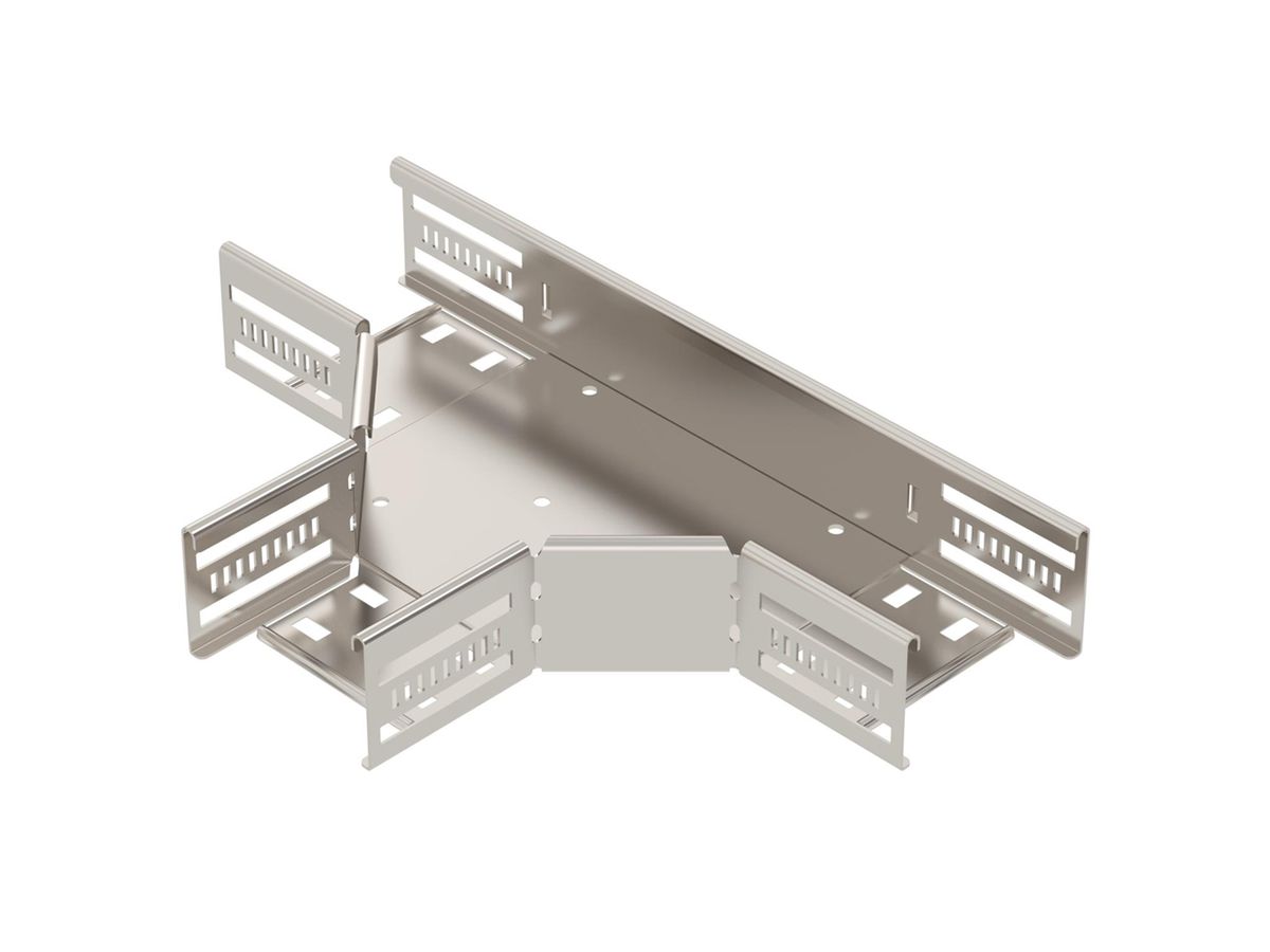 T-Stück BET RT 60×100mm Edelstahl A4 blank