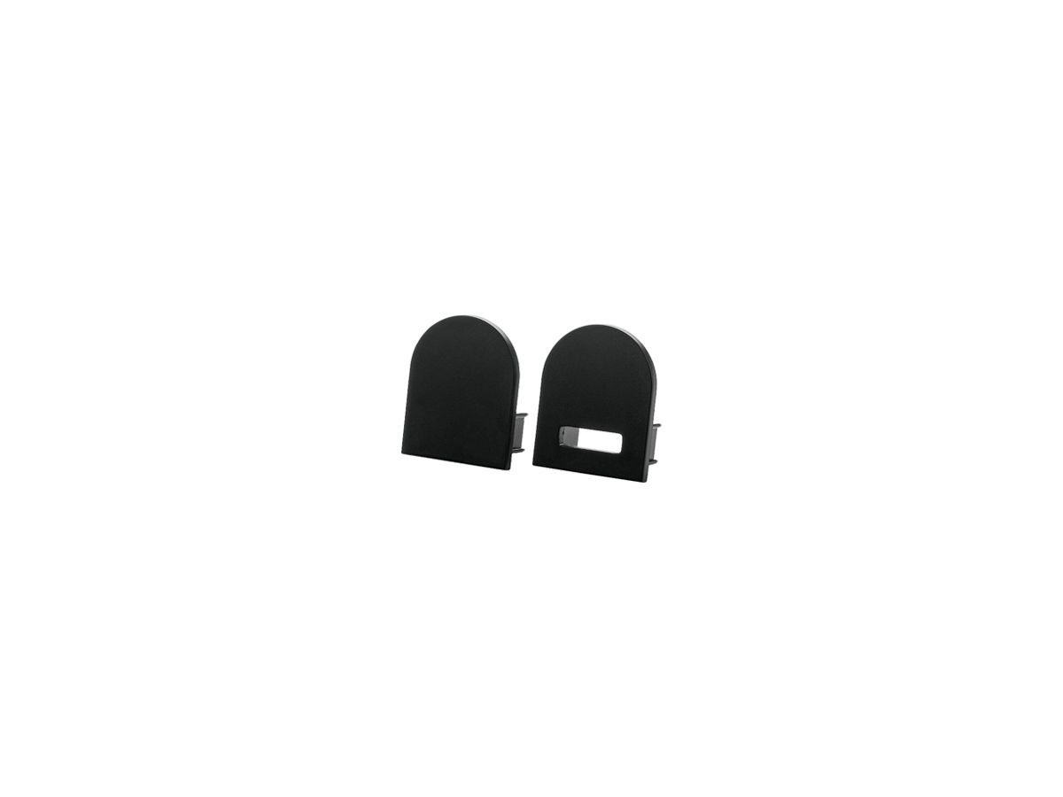 Endkappe SG StripLine 27×21×12mm Kunststoff schwarz 2 Stk
