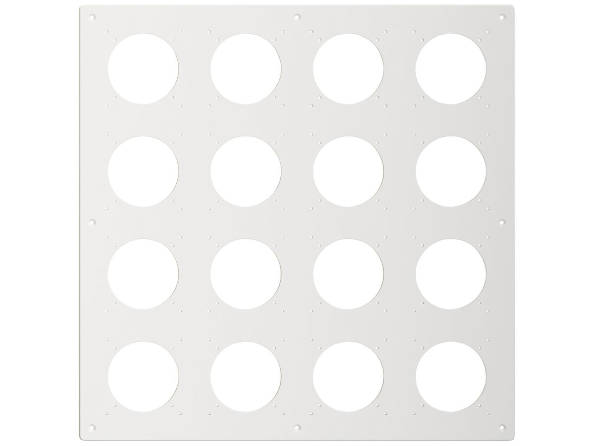 NUP-Kopfzeile Feller NEVO, 4×4, für N.CO-Apparate, weiss