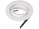 EB-Spot MAX HAURI maxLUCE GU10 50W Loch-Ø80mm mit Blattfedern weiss