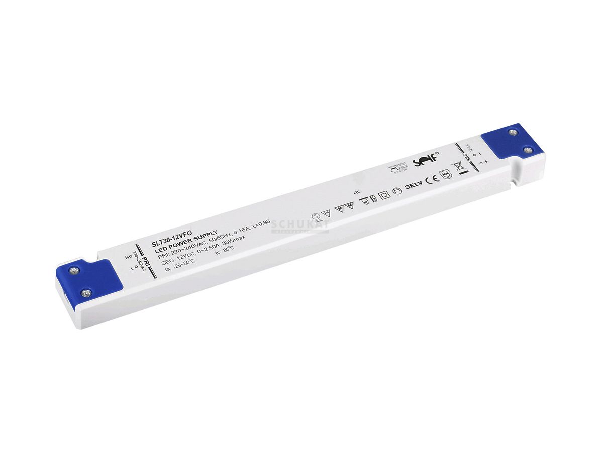 Netzteil DOTLUX, für LED Streifen, 30W, 24VDC, 0…1.25A, 247×30×16mm, IP20