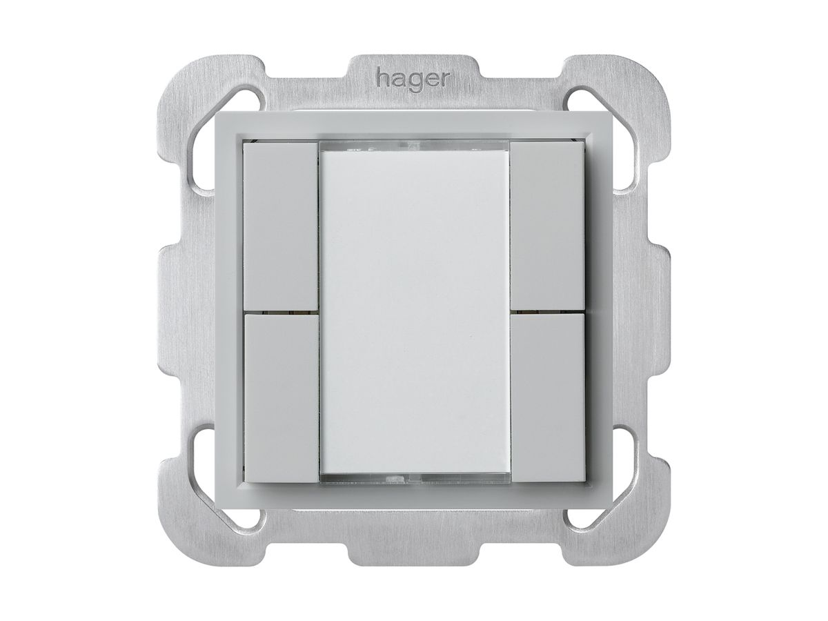 UP-Universaltaster 4×kallysto B mit LED hellgrau