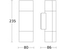LED-Wandleuchte Steinel L 910 9.8W 797lm 830 IP44 anthrazit