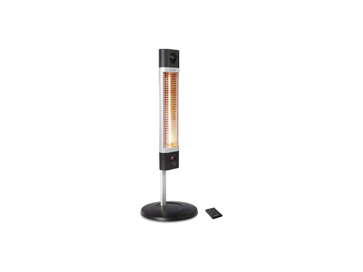 Infrarot-Heizstrahler Veito CH1800 RE, 1700W, 4 Stufen, schwarz