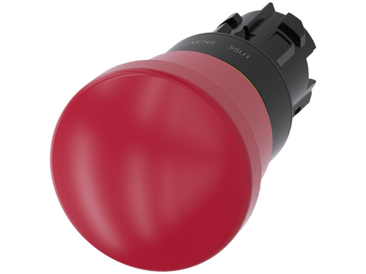 Taster Siemens SIRIUS ACT ISO Zugentriegelung Ø40mm rot Kunststoff