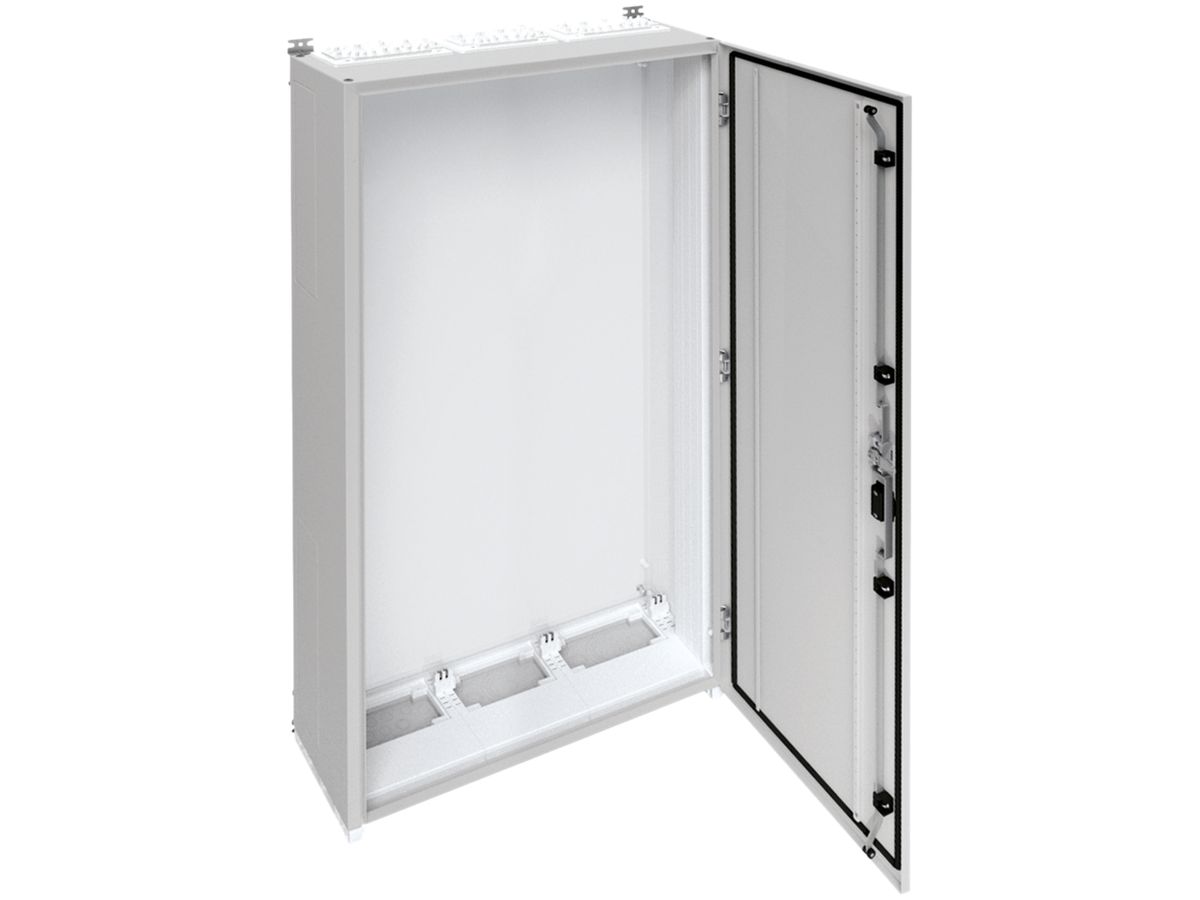 Wandschrank Hager univers mit Volltür SK II IP55 1550×800×275mm RAL 7035