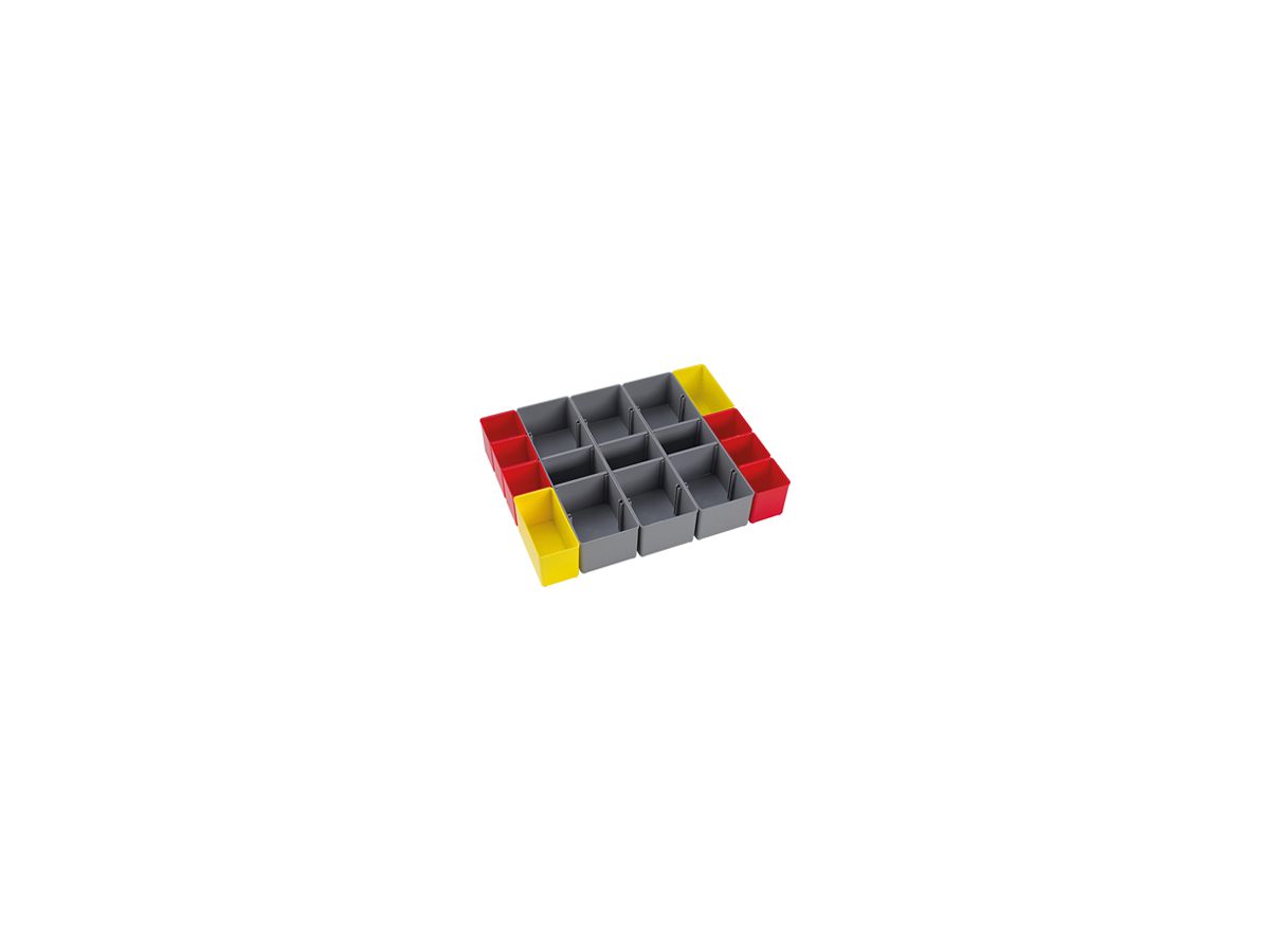 Sortiereinsätze-Set BS Systems i-BOXX 72 340×63×260mm rt/gb/gu