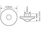 UP-Präsenzmelder ESYLUX PD-C 360/8 Slave, weiss