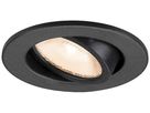 EB-LED-Spot SLV NEW TRIA 45 4W 360lm 927 IP20/44 24° Ø52mm schwarz