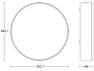 LED-Deckenleuchte Steinel RS PRO A20 HF 12.4W 1427lm 3000K IP54 DIM weiss