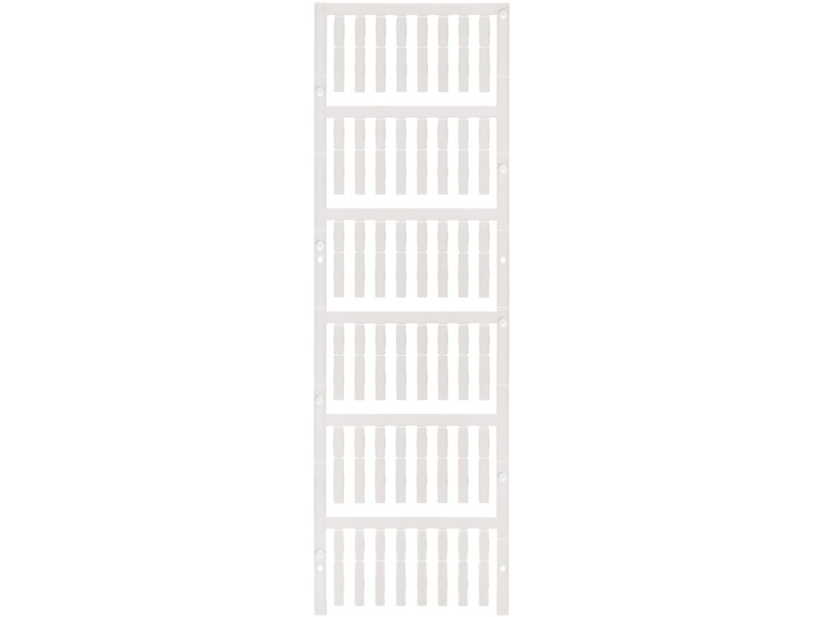 Einsteckschild Weidmüller TM MultiCard 30×4mm PA66 weiss
