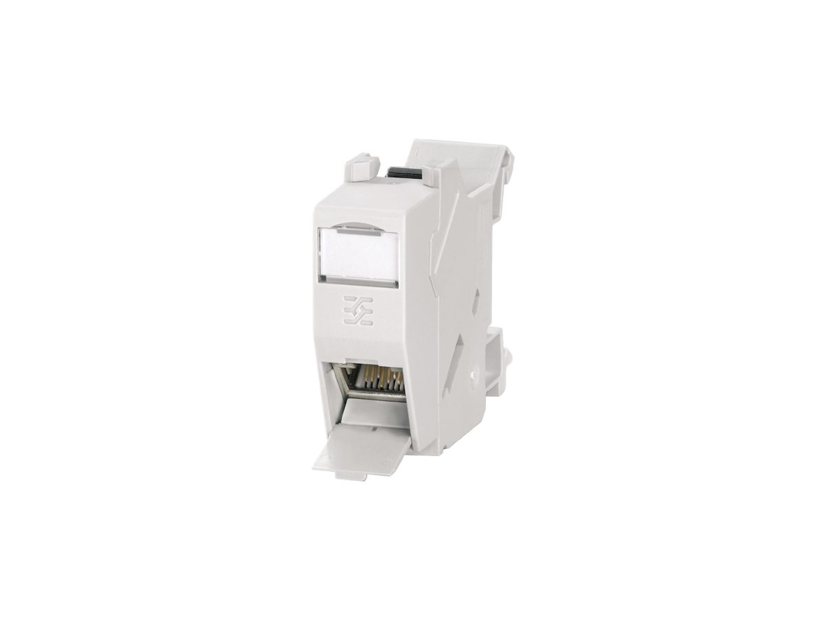 Tragschienen-Outlet RJ45 Weidmüller TIA568A TIA568B, IP20, Cat.6