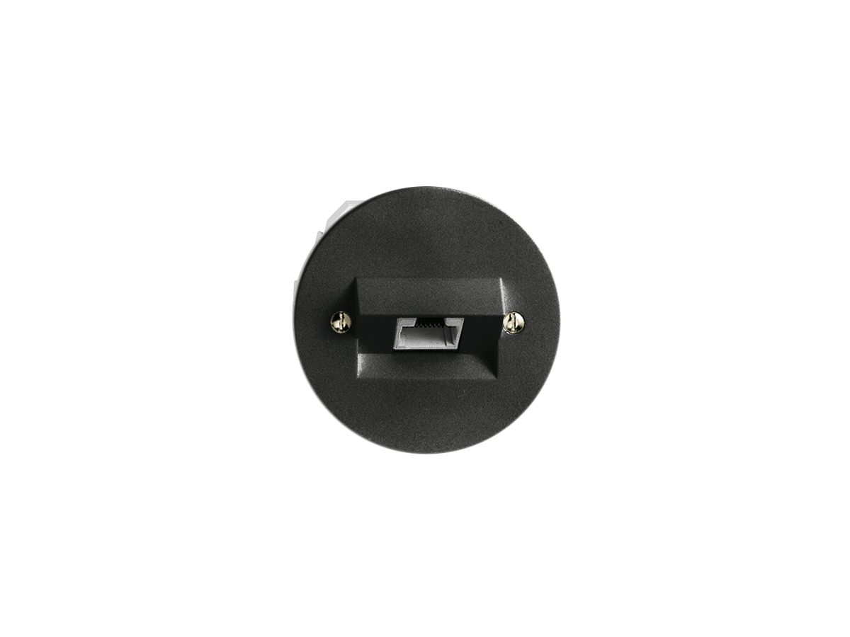 UP-Dose 1×RJ45/u 8P ITplus schwarz P 58mm