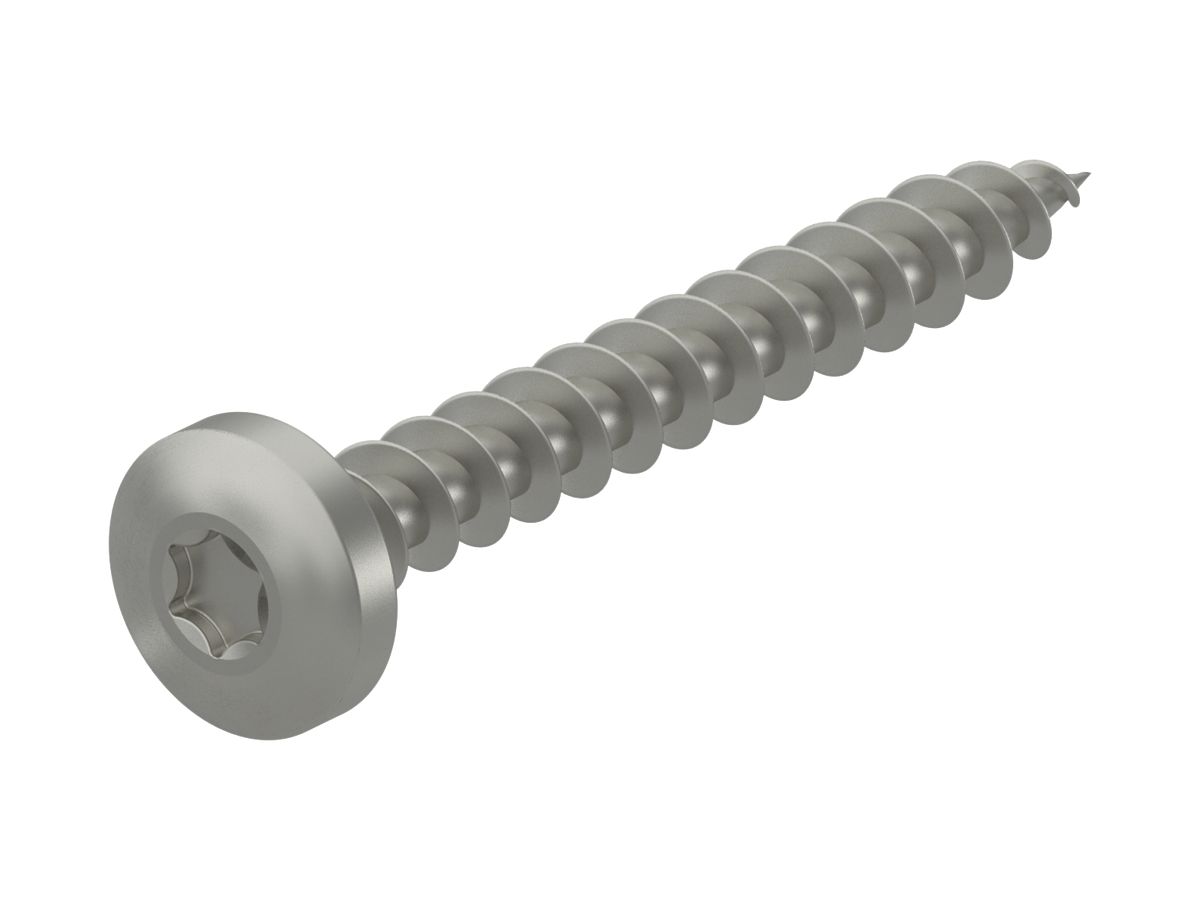 Spanplattenschraube Bettermann Panhead Antrieb Torx 25 6×40mm A4 blank