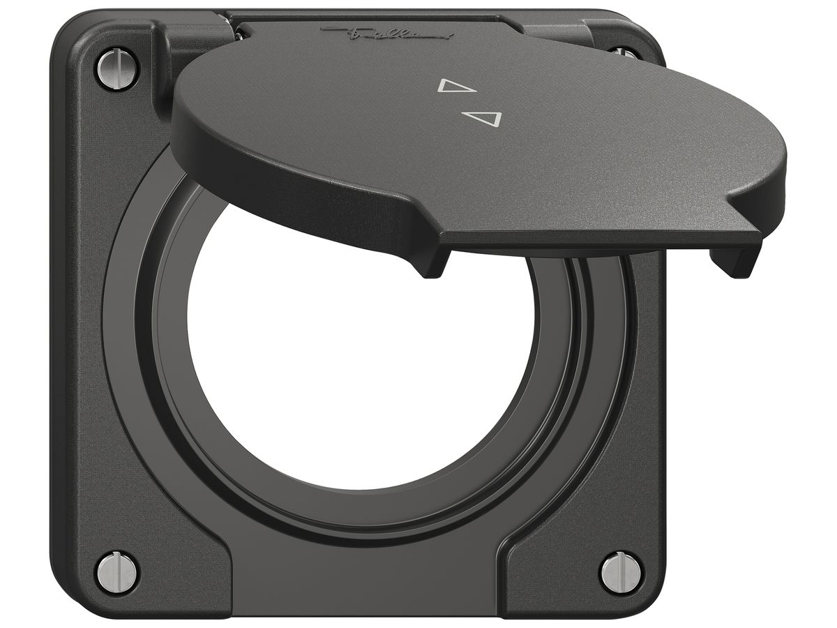 Deckel NEVO SNAPFIX® Ø53mm Jalousie sz IP55