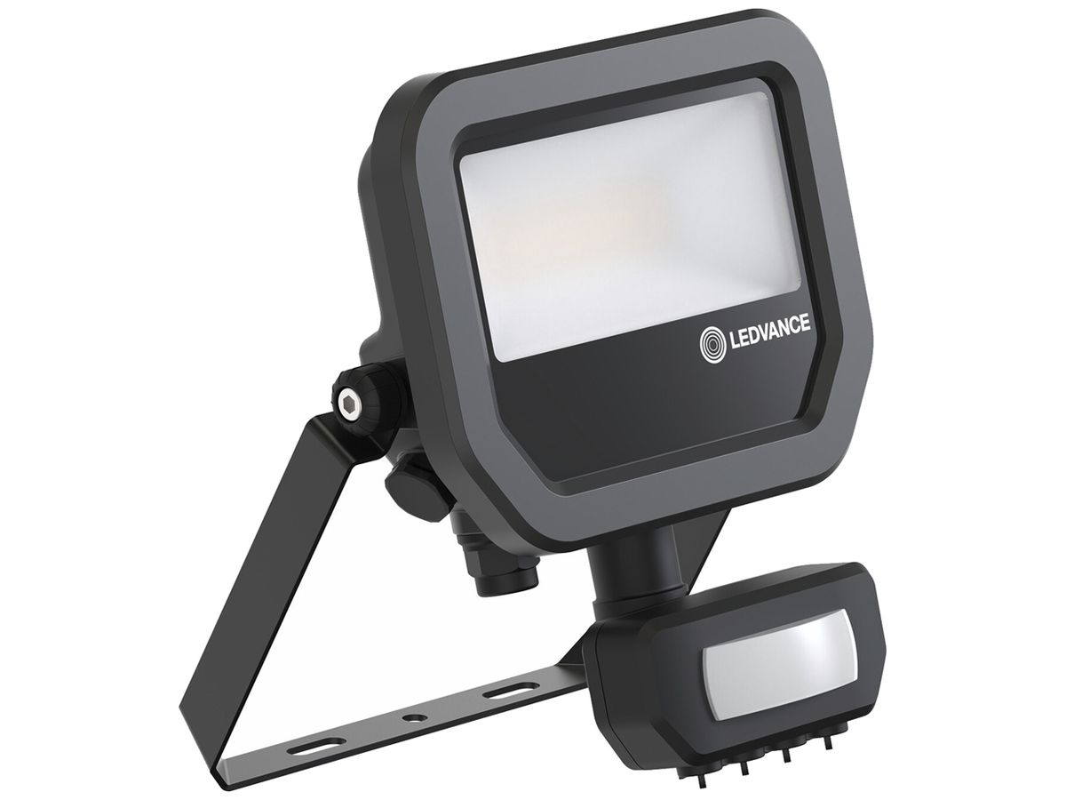 LED-Strahler LEDVANCE FLOODLIGHT10 PIR SEN 8W 1100lm 830 IP65 100° 136×57 sz