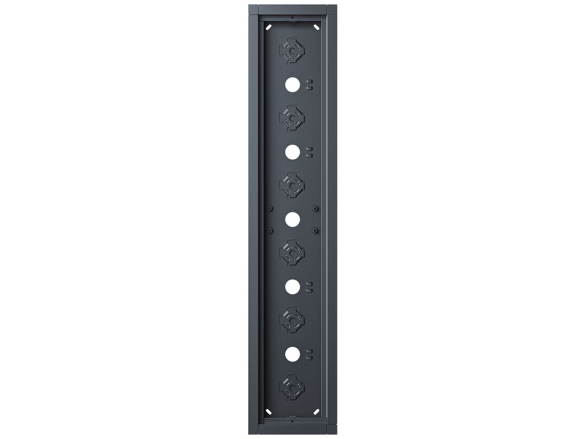 AP-Gehäuse Siedle 6× 132×632×36.5mm anthrazit