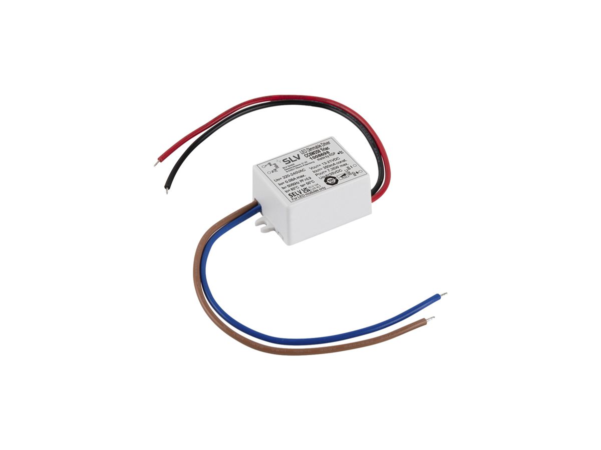 LED-Betriebsgerät SLV 2.8…4.55W 8…13V 350mA DIM 48.2×30×20mm