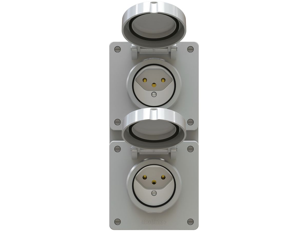 UP-Kombination modino exo 2×Typ 13 90×190mm grau