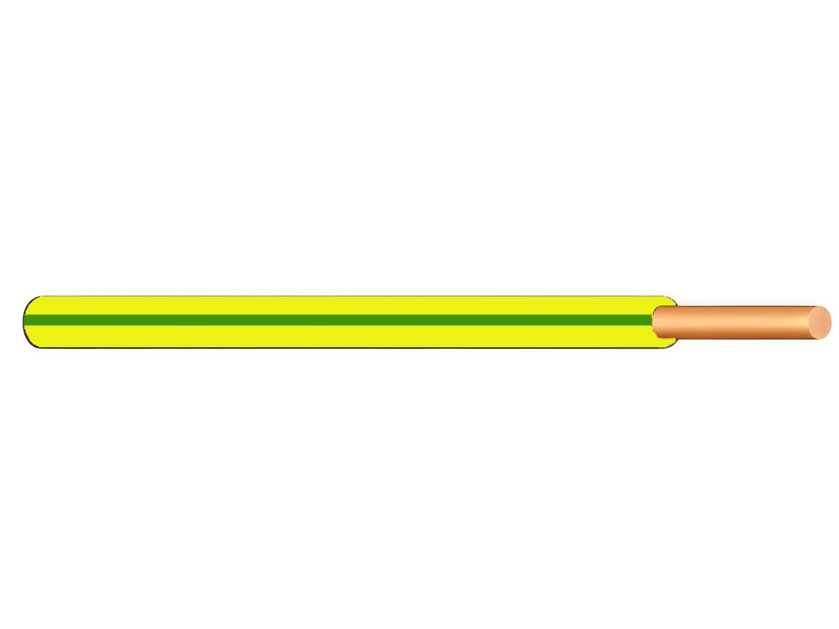 T-Draht 1.5mm² Eca gelb-grün - Eca