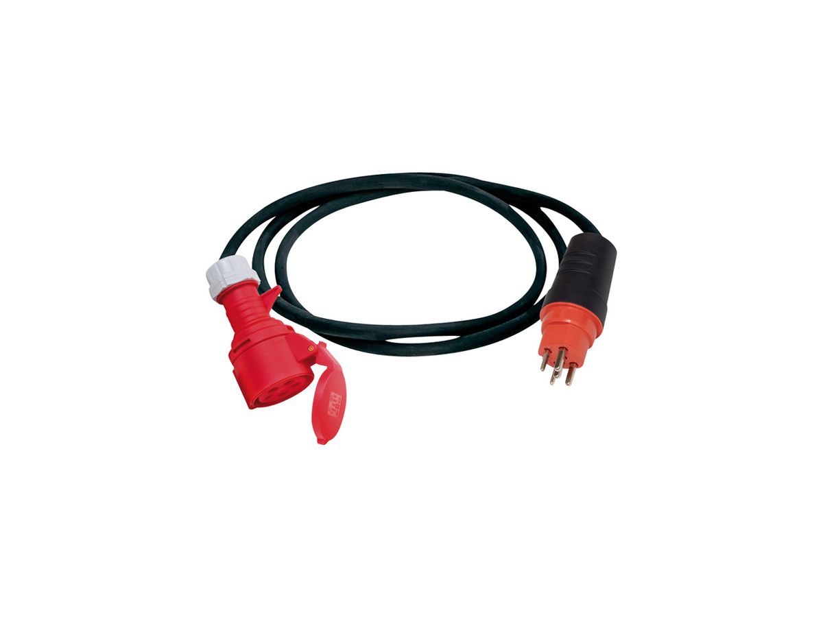 Adapterkabel Brennenstuhl T25/CEE16 H07RN-F 5×2.5mm² 16A 1.5m IP44 schwarz