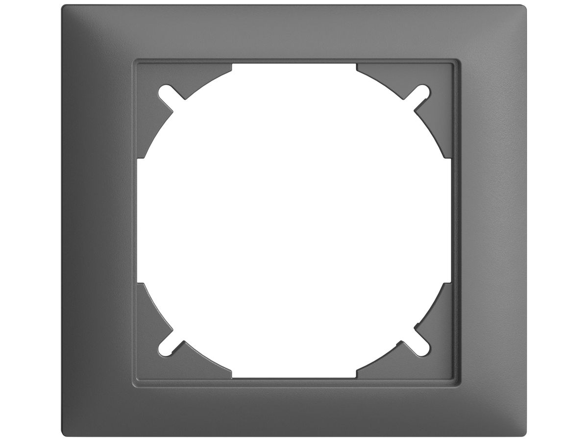 Abdeckrahmen EDIZIOdue 80×86mm dunkelgrau