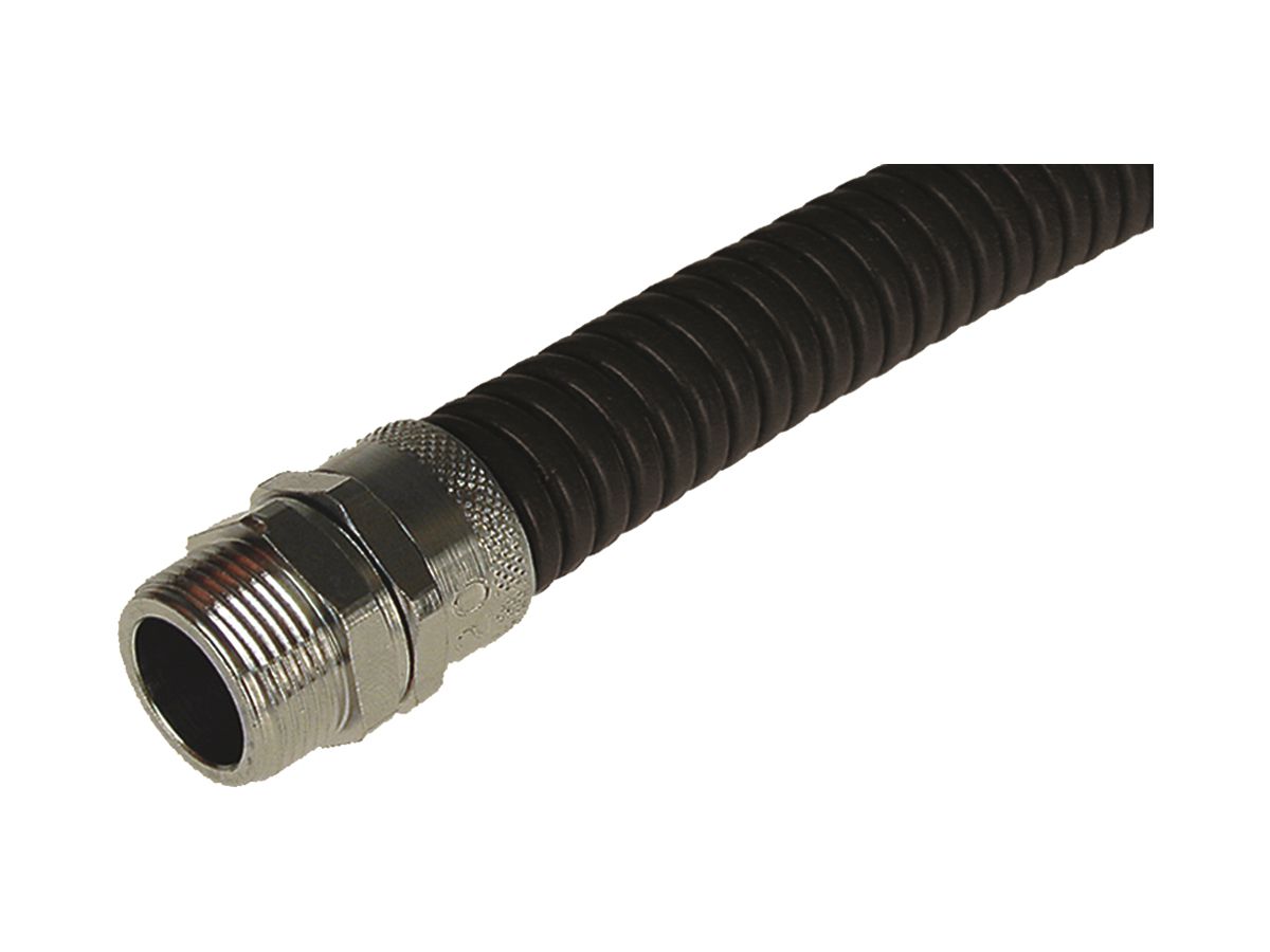 Metallschlauch Plica SP NW/DN 50 Ø48.4/55mm 25m Stahl/PVC schwarz