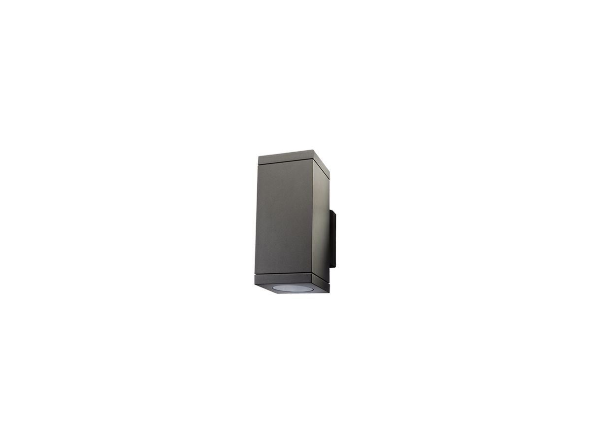 Wandleuchte SG Echo GU10 2×6.2W 720lm 830 IP54 DIM dir./indir.147×90×215mm an