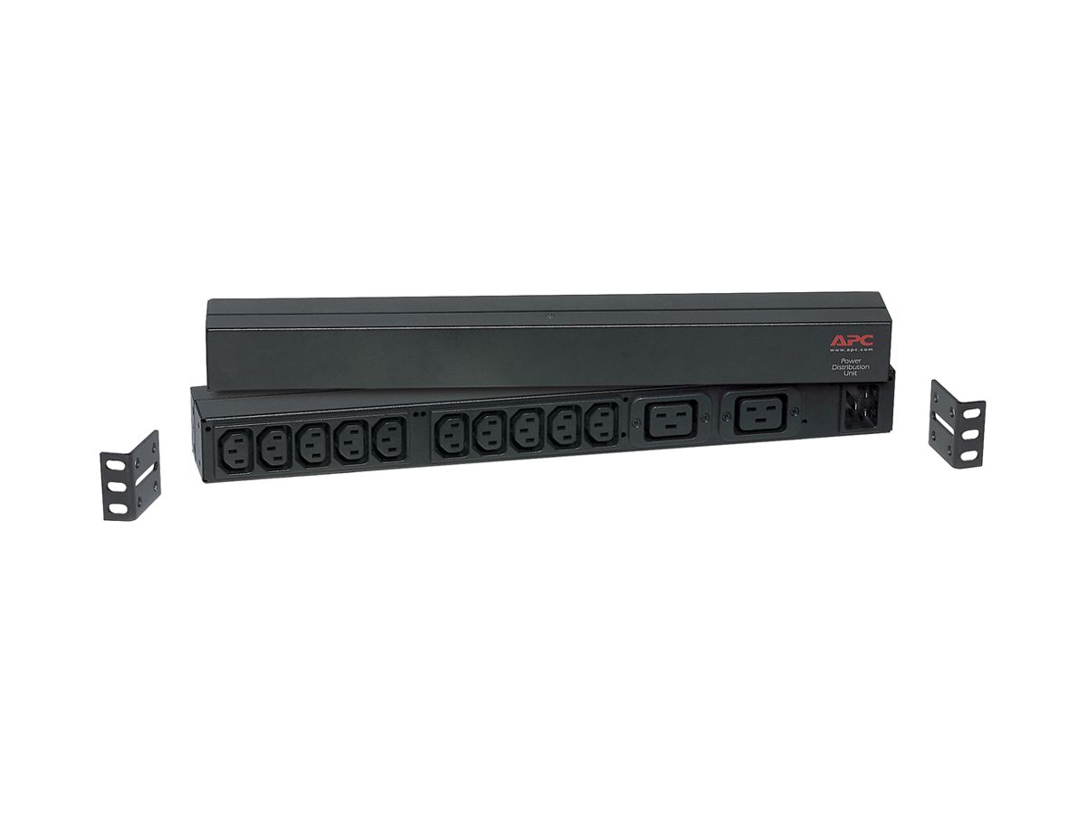 Steckdosenleiste 1HE 208/230V 16A 10×C13 2×C19