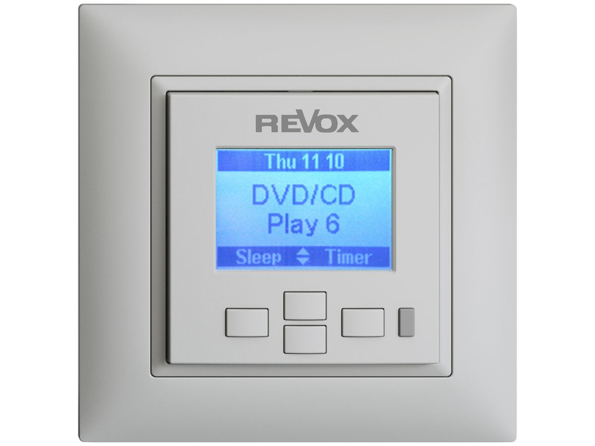 UP-Wanddisplay Revox EDIZIOdue hellgrau