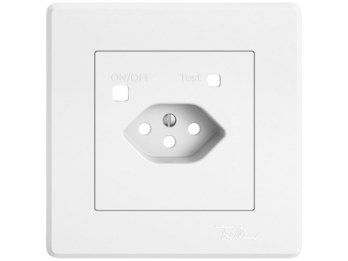 UP-Montageset EDIZIO.liv SNAPFIX® für Fehlerstrom-Schutzsteckdose T13 ws