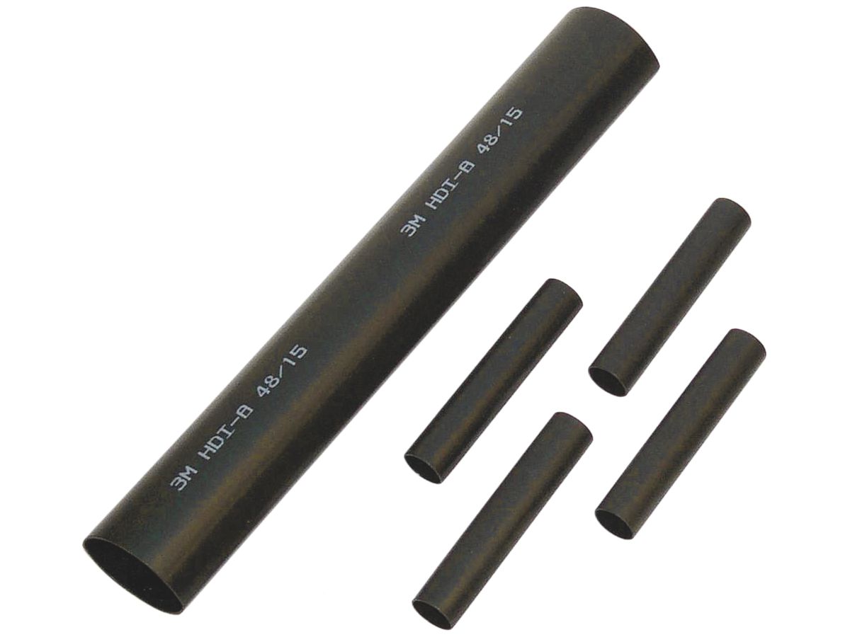 Schrumpf-Verbindungsmuffe 3M 91-AH 20-5 N für 5 Kabel 1.5…6mm² schwarz