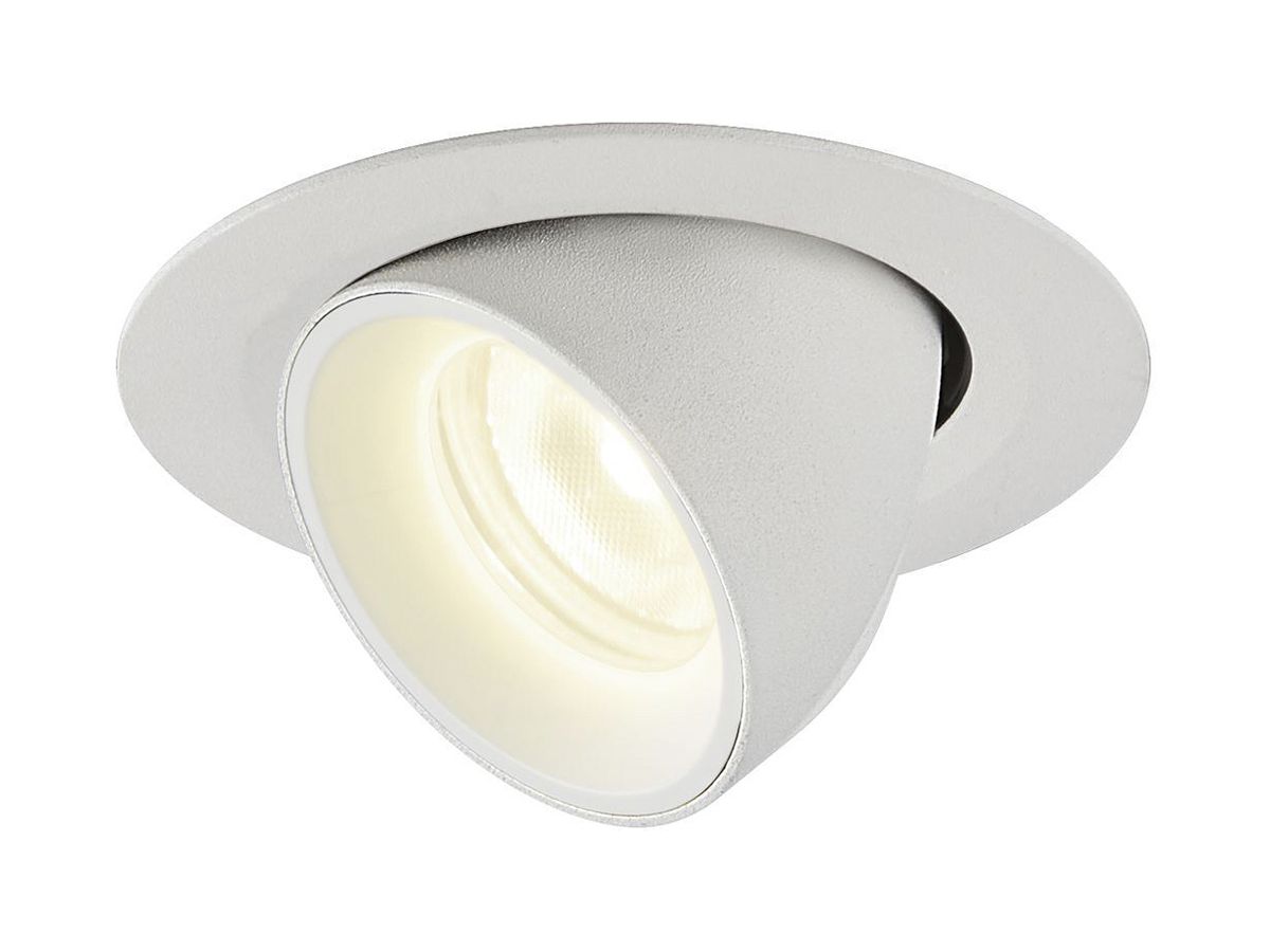 EB-LED-Downlight SLV NUMINOS GIMBLE XS, 7W 200mA 750lm 4000K 20° ws